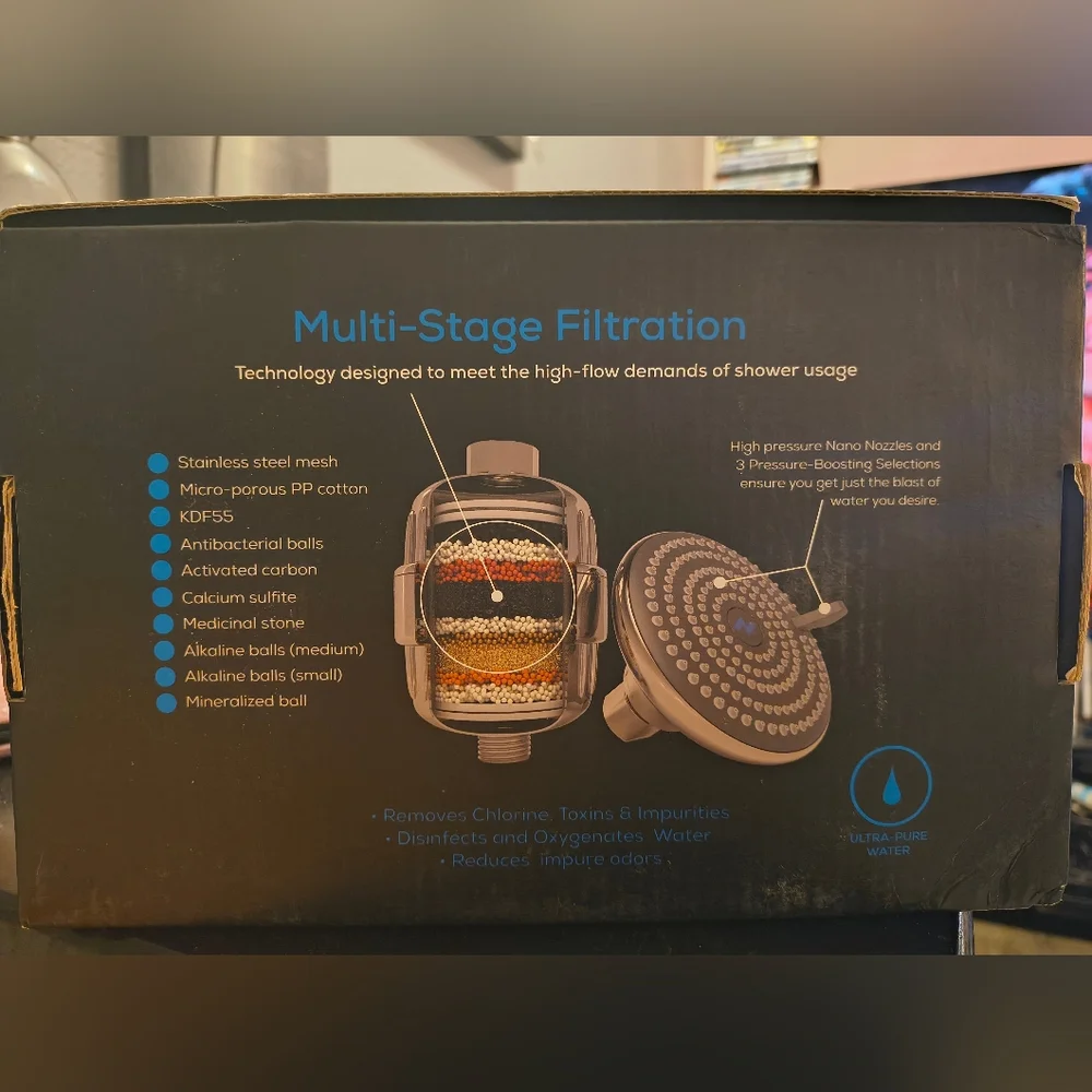 ➡️Free With $60 Purchase*- Chrome Filter Shower Head